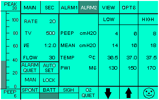 Alarm 2 Menu