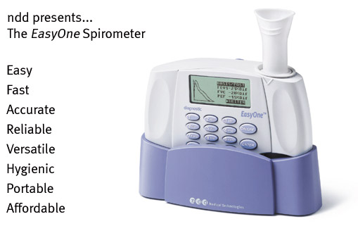 ndd EasyOne Spirometer